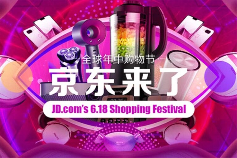 JD cartonne pour le 6.18 festival des soldes en Chine 
